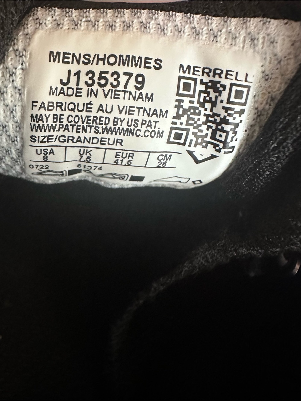 Merrell Barefoot Trail Glove 8 Mens Barefoot Shoes Black Gum Minimalist - Picture 8 of 8